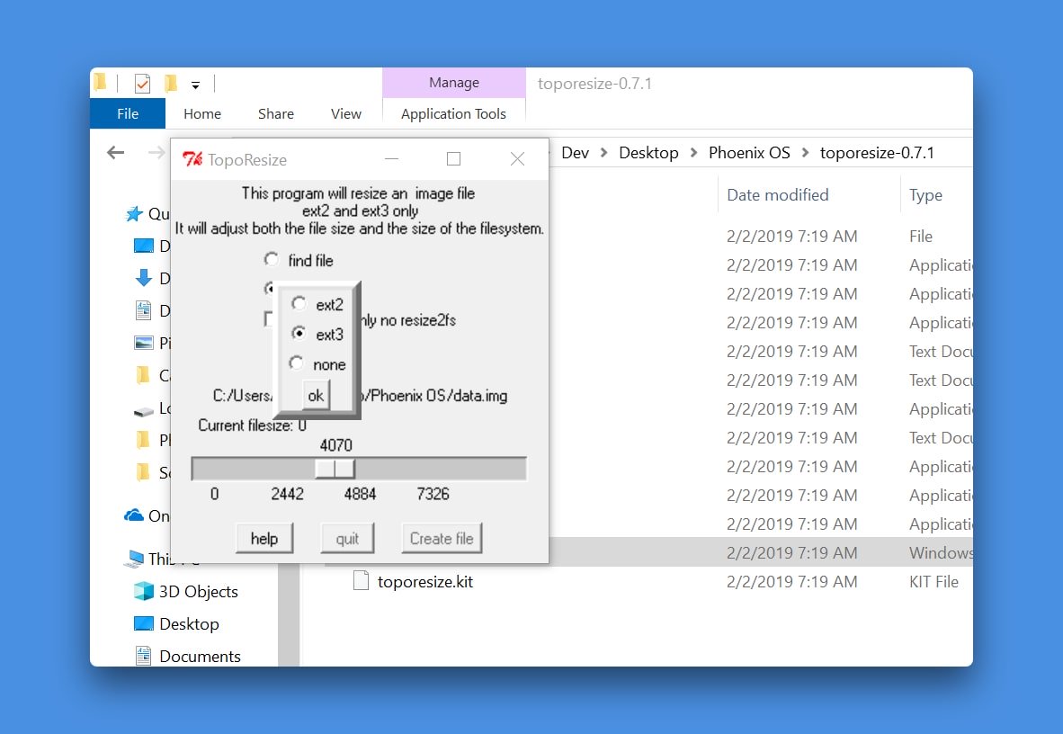 how to install phoenix os on usb