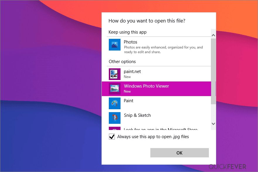 windows 10 photo viewer install