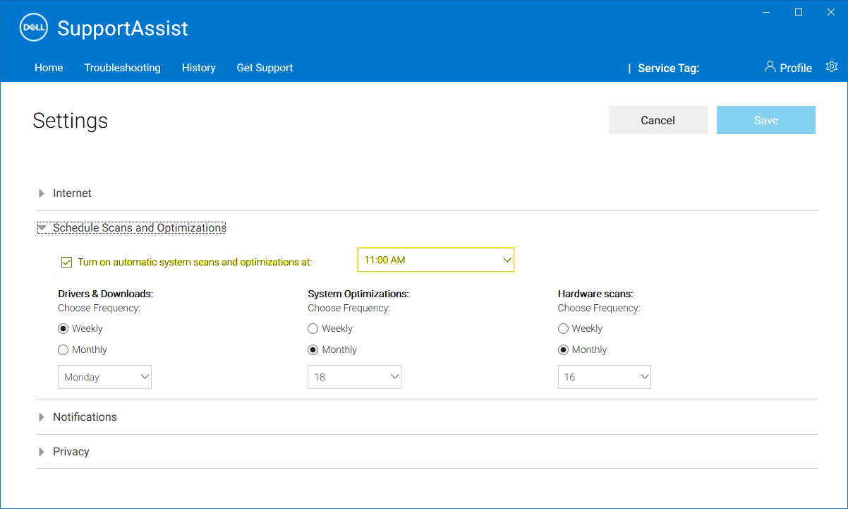 how to turn off dell support assist