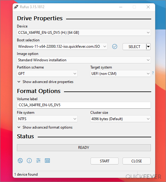 rufus usb tool instructions