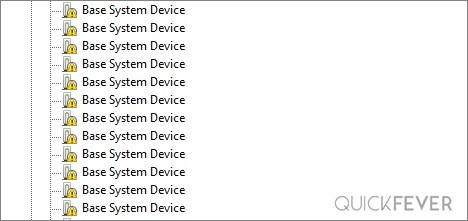 base system device instead of device name