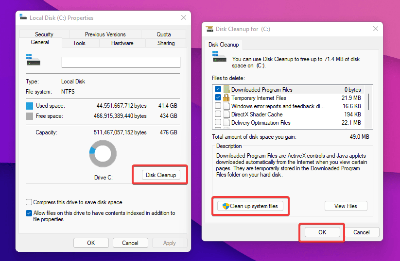 how to delete temporary files, windows 11, windows 10, windows 7