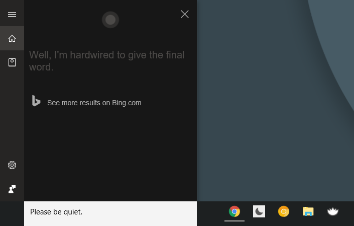 funny cortana commands, windows 10