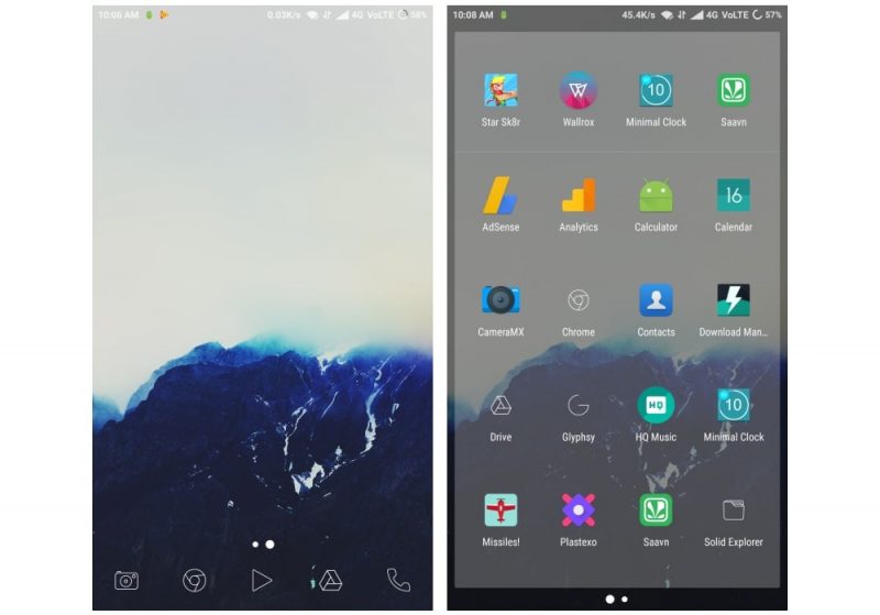 nova launcher themes, android