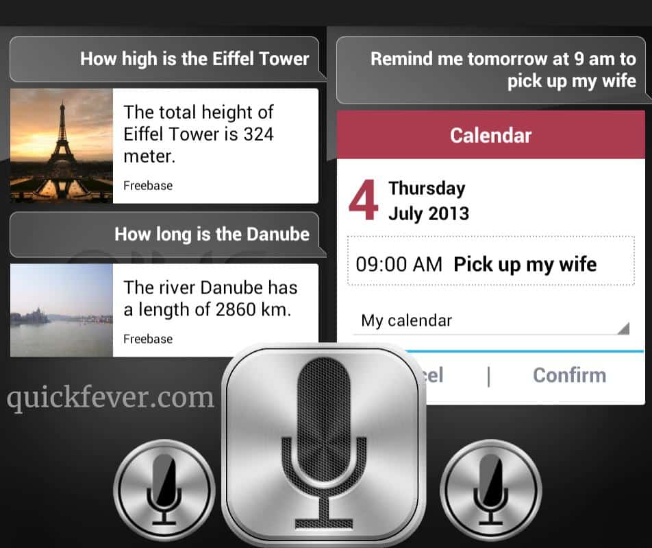 siri voice assistant for android