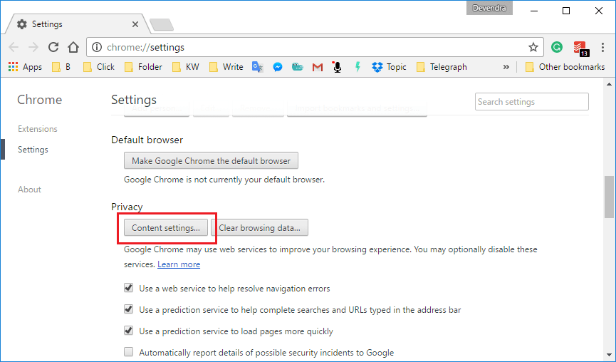 google chrome notifications spam windows 10