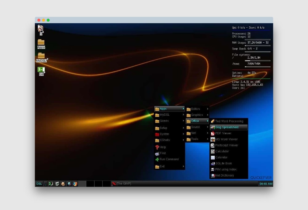 light linux for tablet