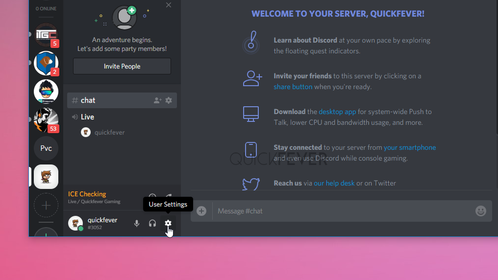 discord mic not working