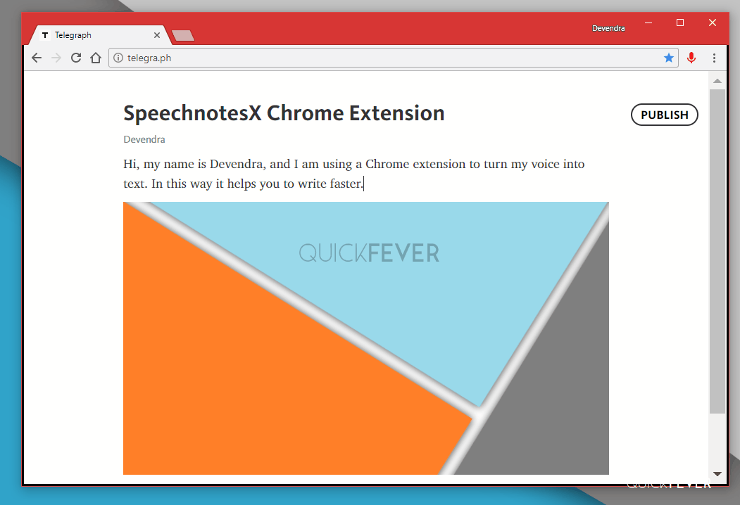 speech to text chrome