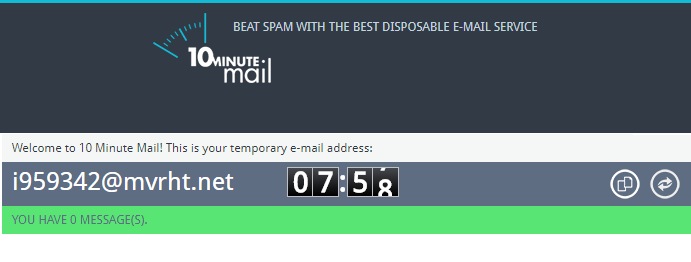 10minutemail