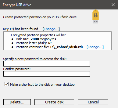 Rohos Disk Encryption 3.3 for android instal