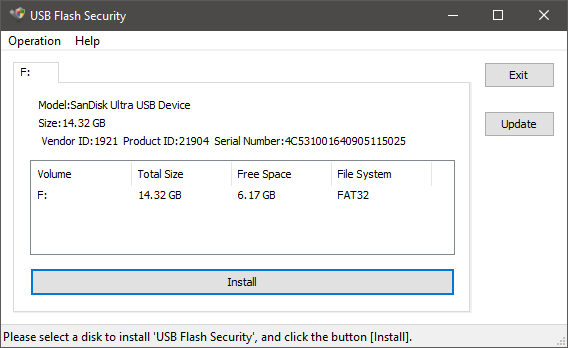 USB Flash Security