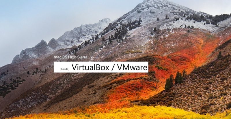 install macos sierra on virtualbox