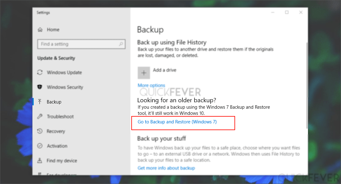 backup user profiles windows 10