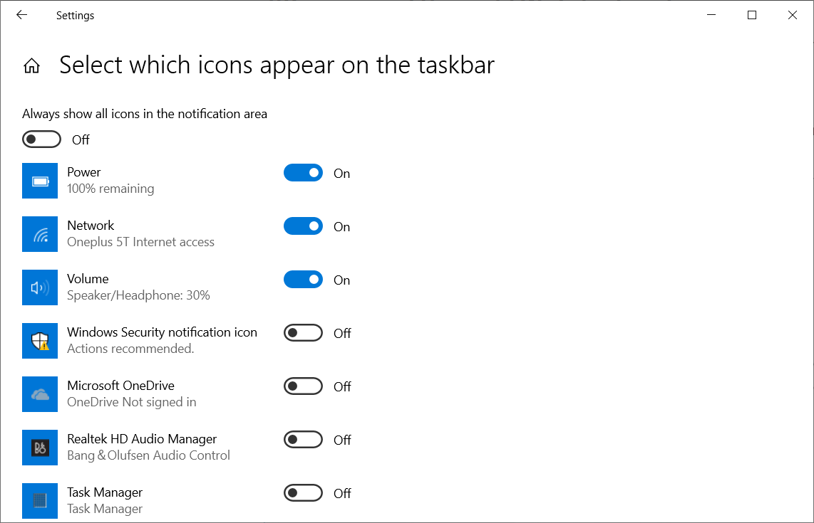 ethernet icon instead of wireless