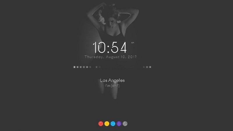 simple clock skins rainmeter