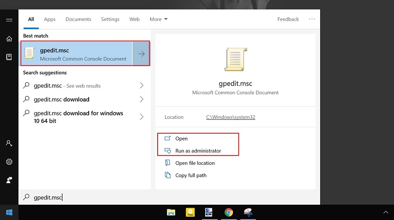 gpedit msc windows 10 download