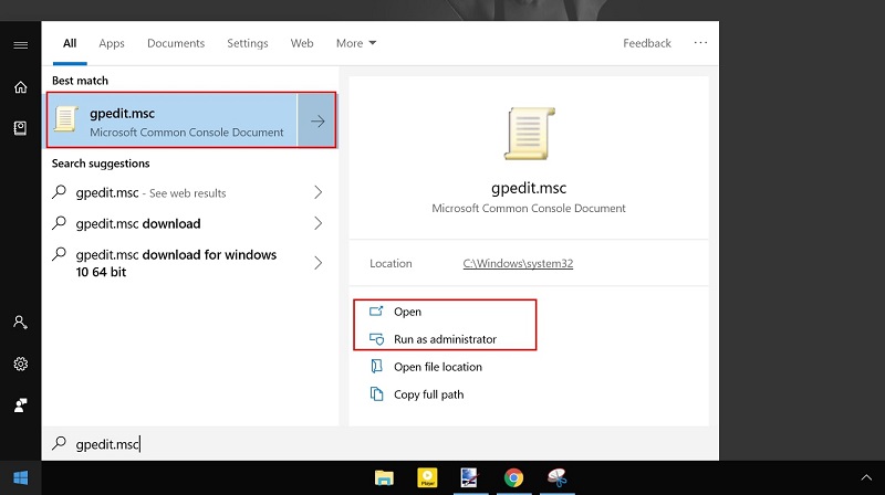 download gpedit msc windows 10 home single language 64 bit