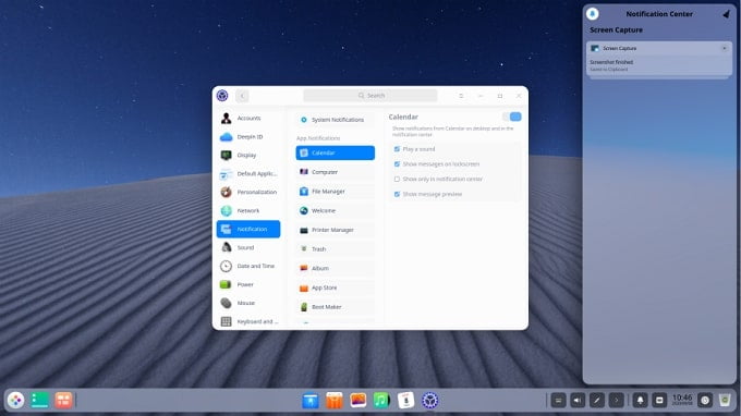 deepin 20 screenshot