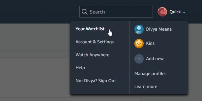 How to Create Multiple Amazon Prime Video Watchlist