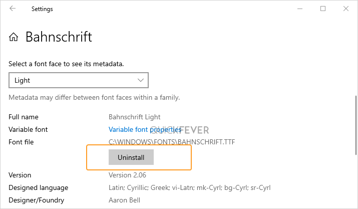 Image for article how to remove fonts in Windows 11