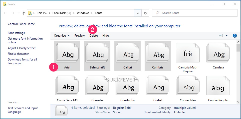 Image for article how to remove fonts in Windows 11