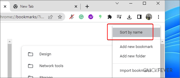 Image for article titled How to sort Bookmarks Name wise in Google Chrome