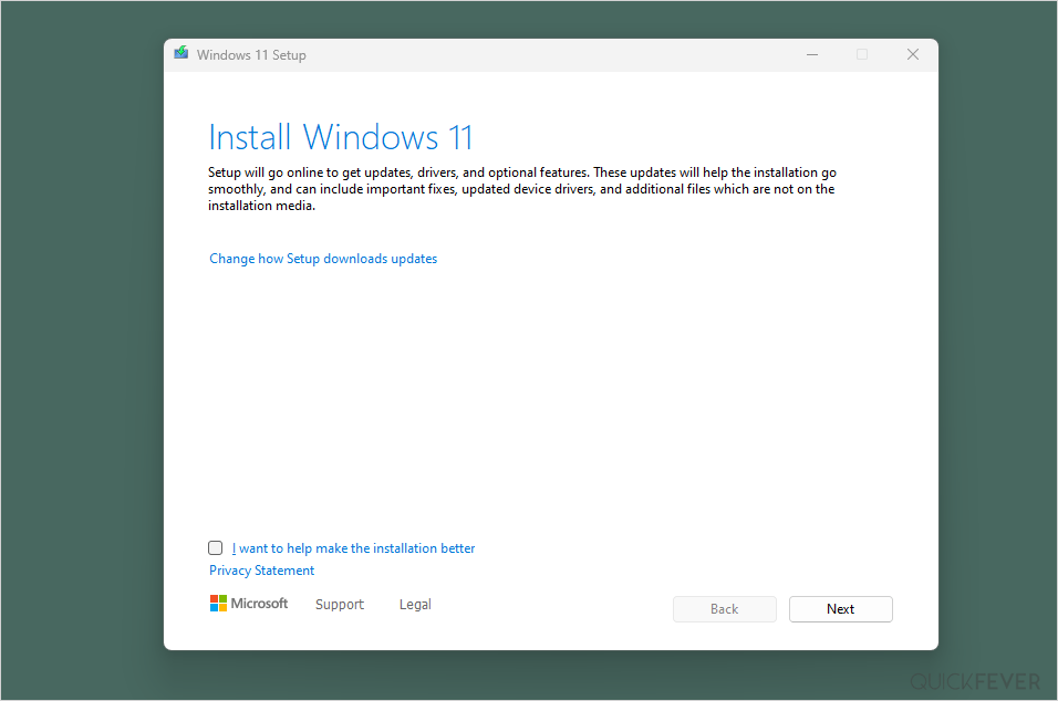 windows 11 clean install