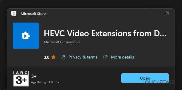 download hevc codec for windows 11