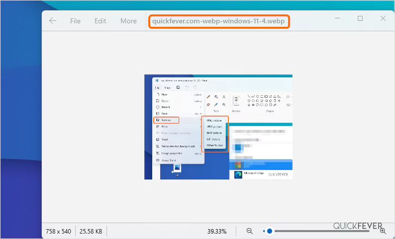 Image for article titled Open and Edit WebP Images on Windows 11