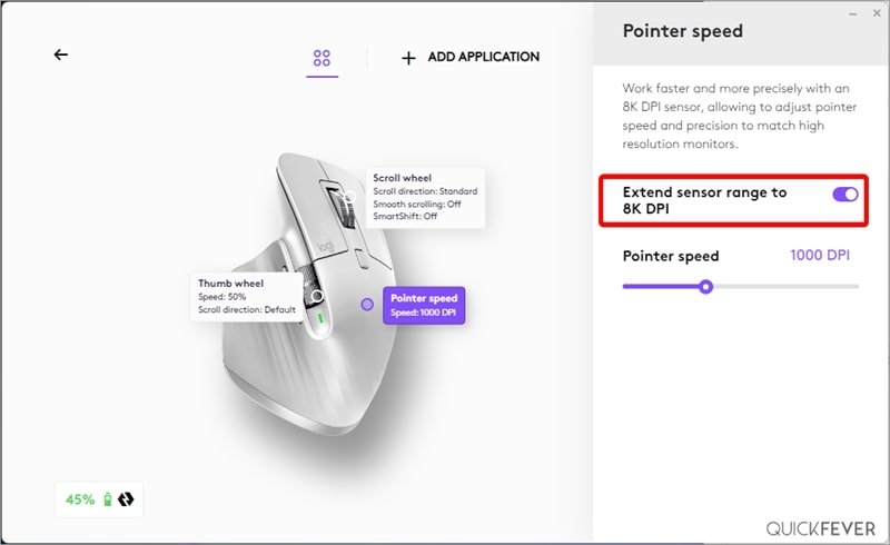 uanset animation Ugle How to set Custom DPI in MX Master 3S